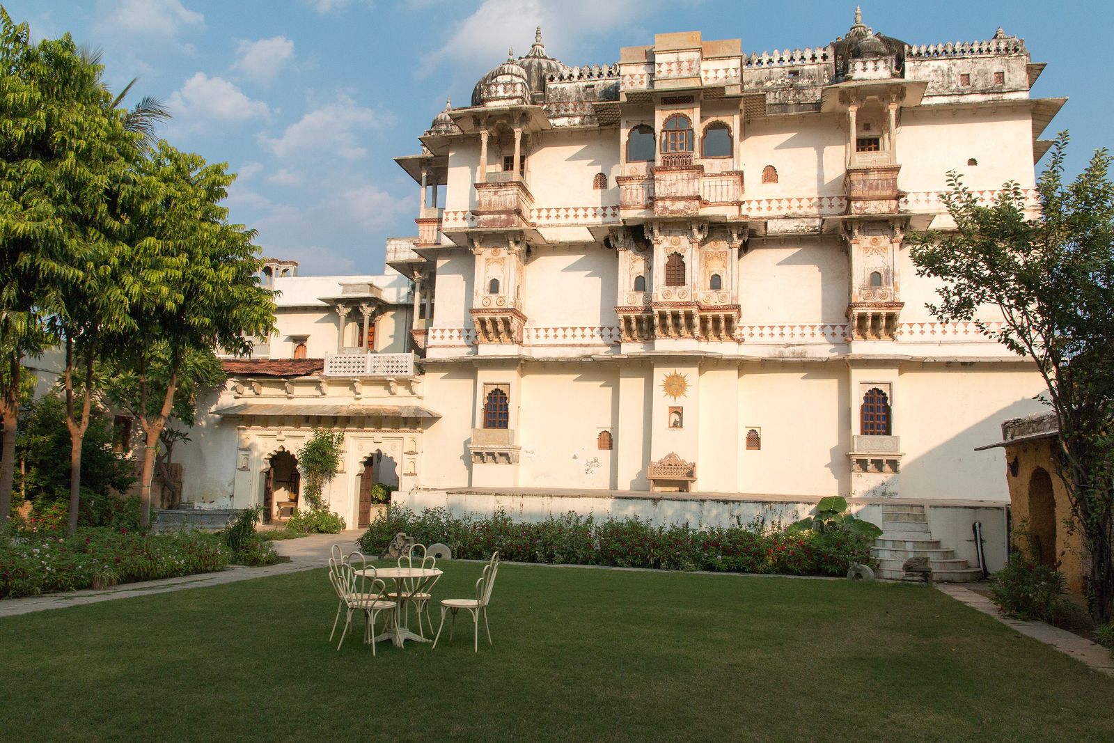 The walls and gateway of Castle Bijaipur in the village of Bijaipur, near Chittorgarh