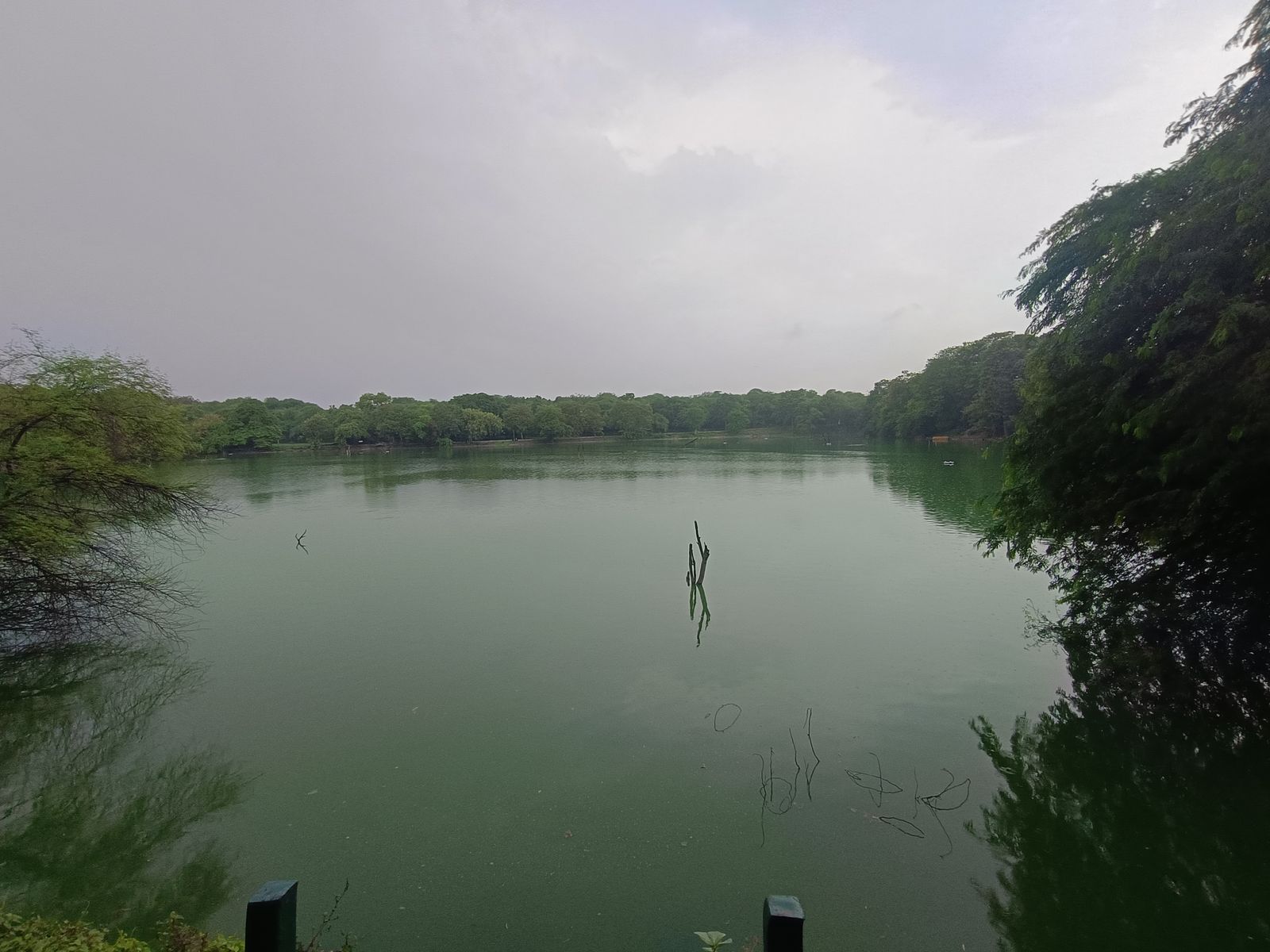 The lake and medieval buildings of Hauz Khas, south Delhi
