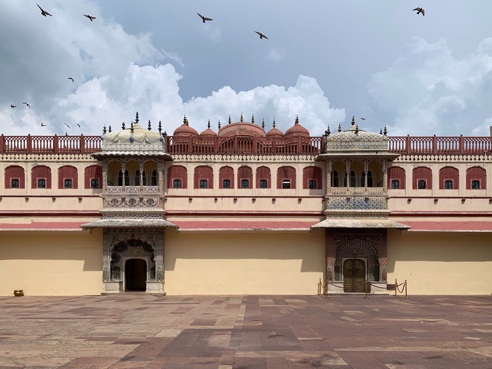 Pritam Niwas Chowk inside the City Palace of Jaipur