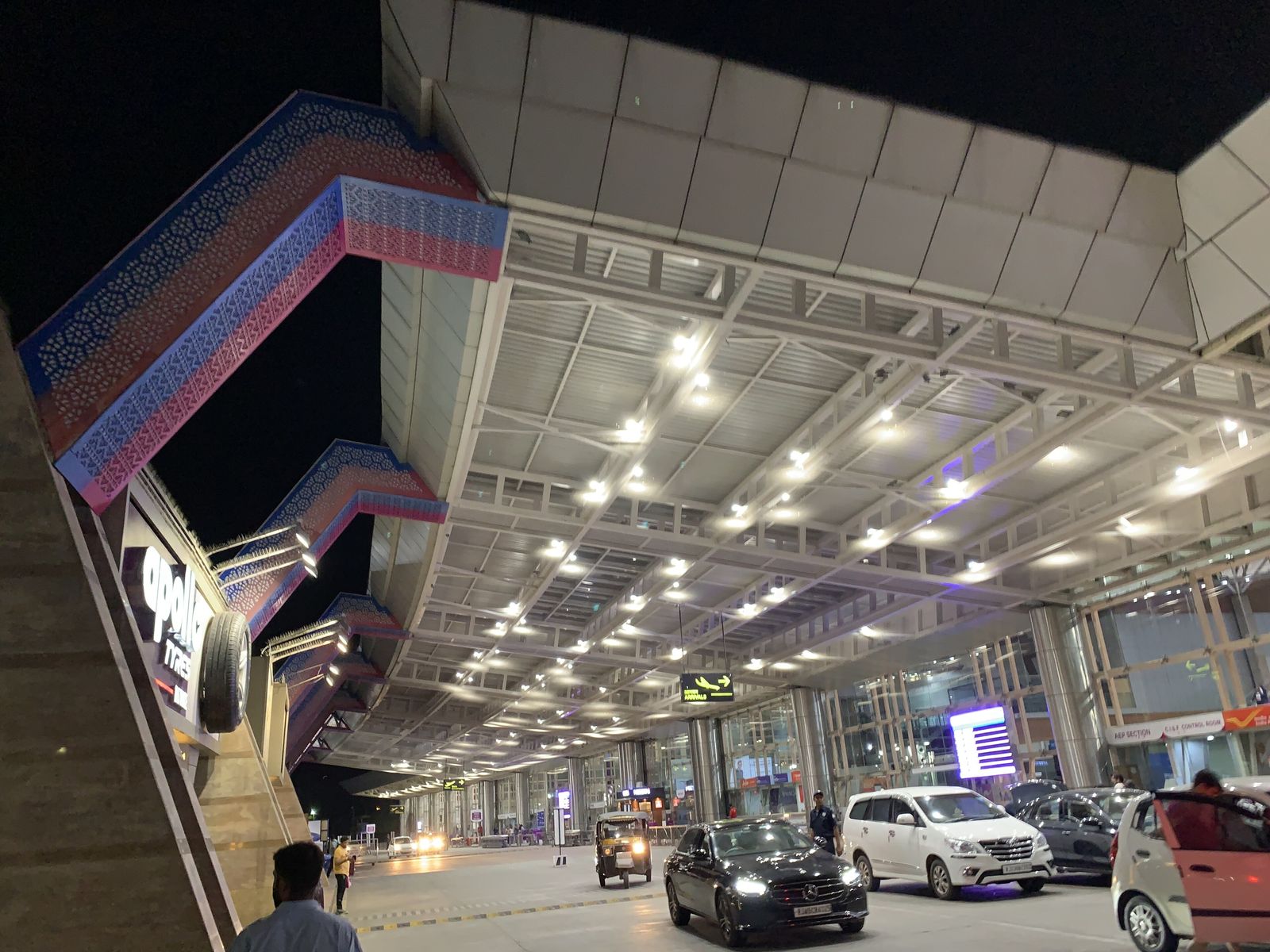 The terminal building of Jaipur International Airport at Sanganer