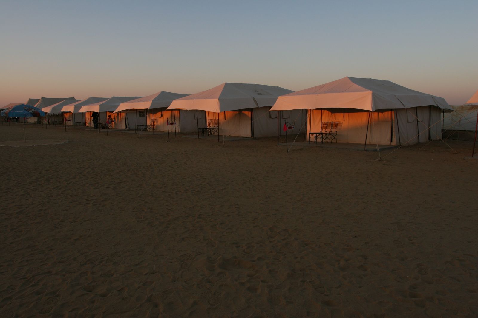 The Sam sand dunes near Jaisalmer in the Thar Desert
