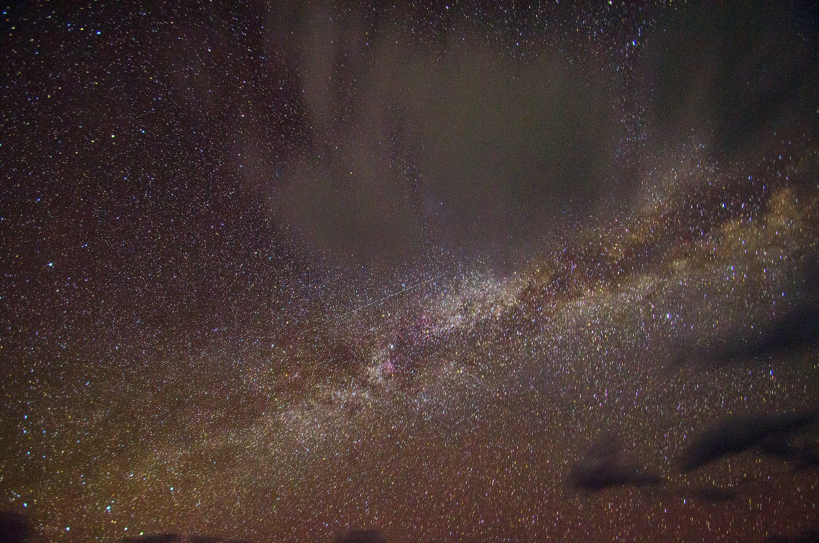 The Milky Way across a dark, clear night sky